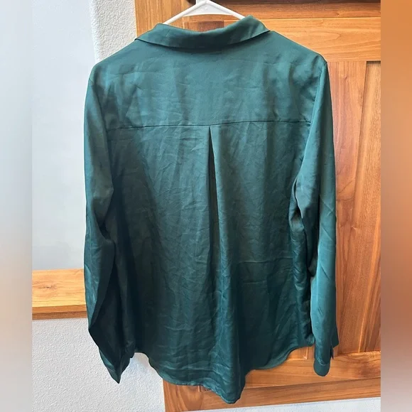 Pleione Teal Button Down Shirt - Picture 3 of 3